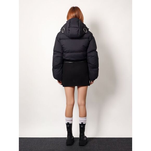 Moncler Genius Women 6 Moncler Willow Smith Cotton Skirt With Metal Profile - Picture 3 of 5